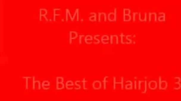 Awesome freaky hairjob and cumshot compilation with my GF