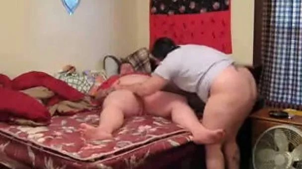 My BBW amateur white cougar wife romps on top of my dick