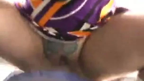 Redhead fat white bitch with big boobs fucks me on the parking lot