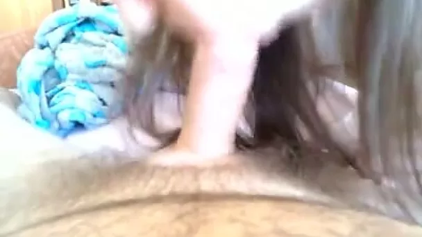 My Russian lover sucks my prick till it explodes with jizz