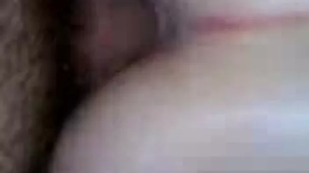 Fucking my pale skin white GF in the asshole on closeup vid