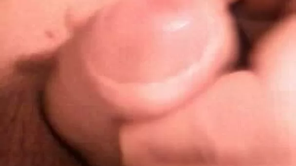 Masturbating and cumming on camera closeup and front view