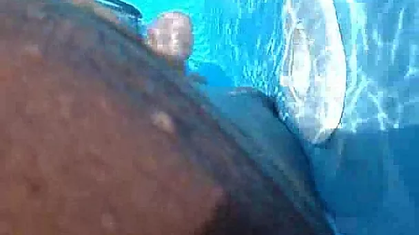 Here I am masturbating in the pool all alone and miserable