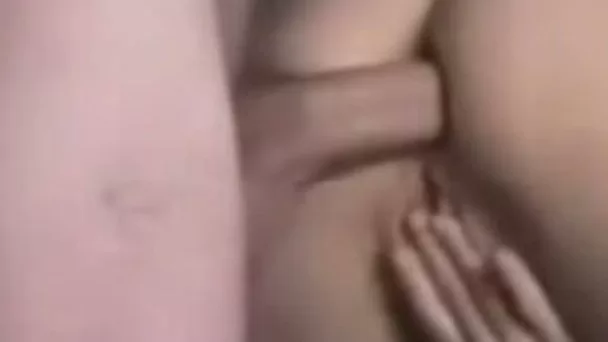 Fantastic doggy style anal sex with my thick white wife