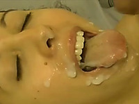 Awesome cumshot facial compilation with my freaky cute wife