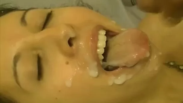 Awesome cumshot facial compilation with my freaky cute wife