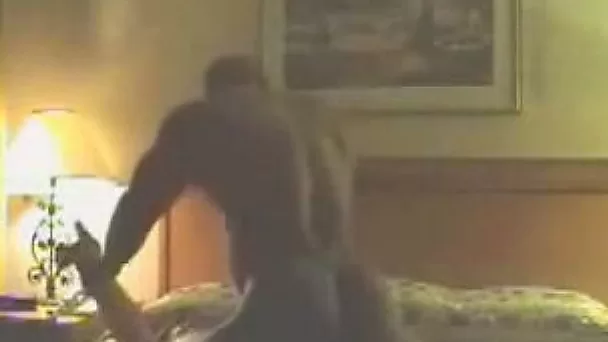 Wanton brunette housewife gets banged well by a handsome guy