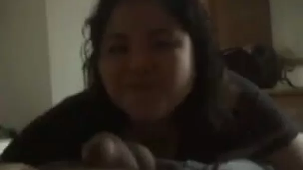 Chubby Asian slut sucks my cock and doesn't want to stop