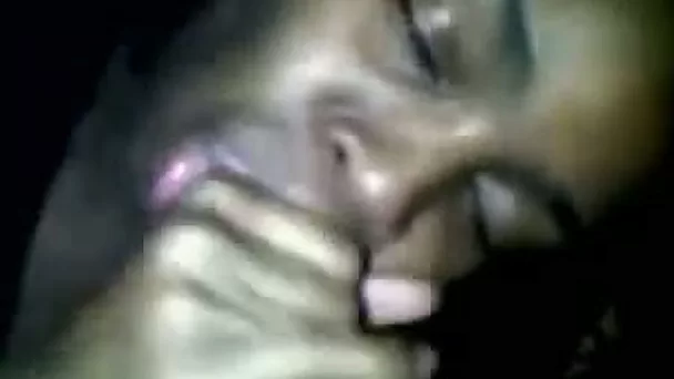 Insatiable black hooker milks my wang dry in her mouth