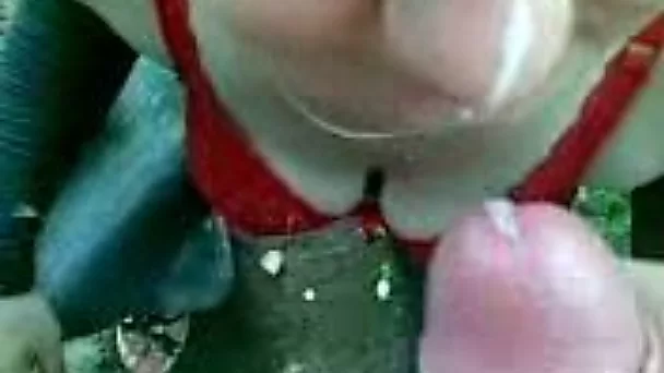 Girlfriend's sex starving Romanian girl friend gives me head outdoors