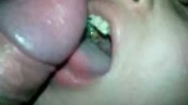 Cock craving Romanian party slut blows my big hard prick with joy