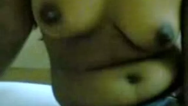 Cute Indian hot housewife with big tits poses naked on cam