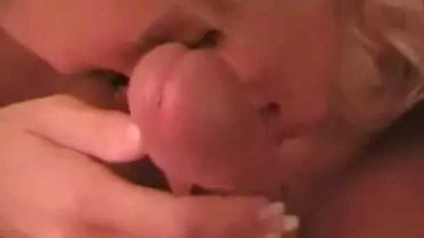 Inexperienced Dutch blonde gave me good blowjob on a pov camera