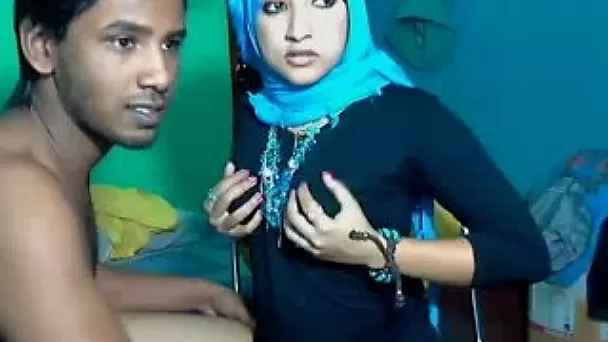 My horny Indian wife loves showing off her small titties