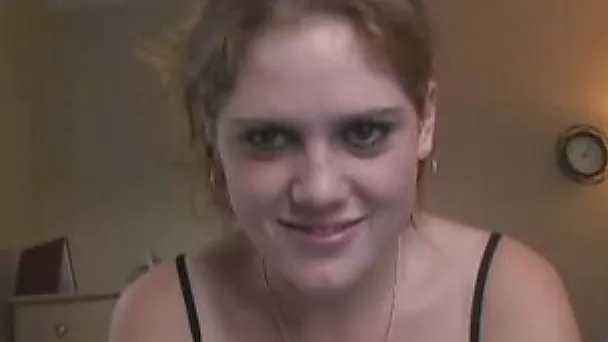 Wanton bitch with yummy boobs rides her fellow's hard dick after sucking it