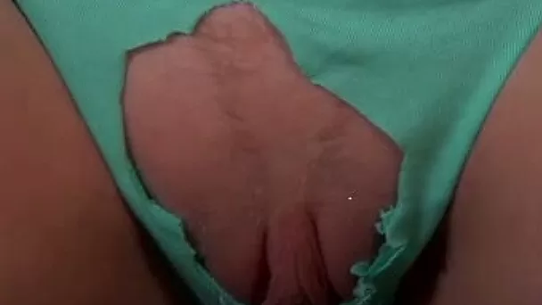 Short haired blonde girl obeys her master and suffers