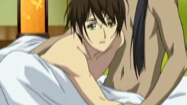 Hentai gays touch each other with great enthusiasm