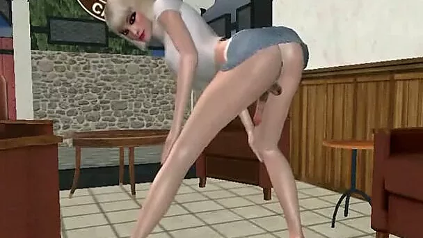 Horny shemale turns out to be a huge fan of reverse cowgirl position
