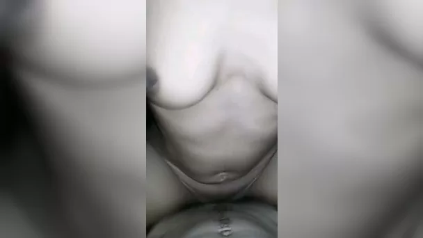 Riding tourist white cock