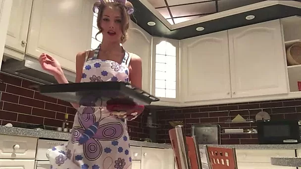 Anal in the kitchen