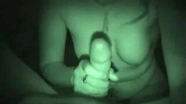 Homemade night cam video with my cute Chinese coed babe