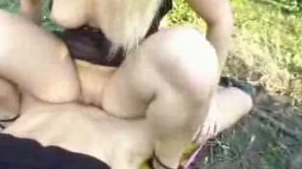 Wild sex outdoors on picnic with my voluptuous blonde secretary