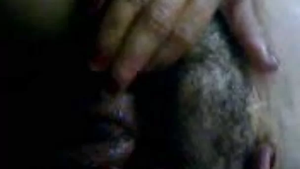 Lazy ass BBW wife masturbates making her hairy cunt soak with juice