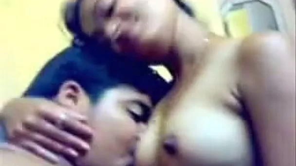 Nasty Indian girl allows her BF to play with her tits and pussy
