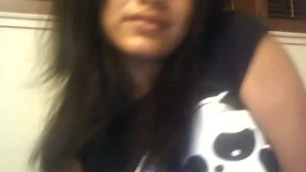 Sexy emo chick with fine breasts is masturbating for me on webcam