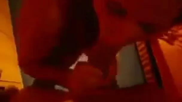 My ex GF kneels in front of me and sucks my hard cock