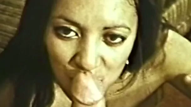 This exotic nympho knows how to give head and looks sexy doing it