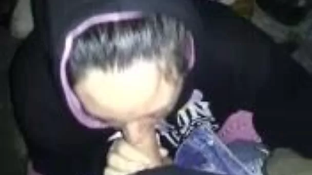 This lascivious nympho is a crazy talented cock sucker