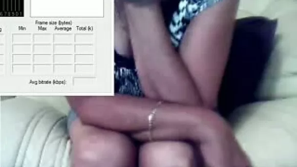 Webcam clip with mature bitch Janet masturbating her twat