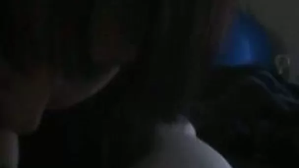 Just a dirty amateur brunette lady blowing my dick