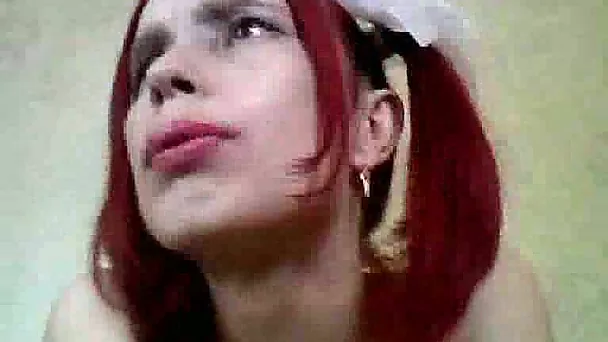 Ugly redhead webcam skank diddles and fist fucks her big hairy cunt