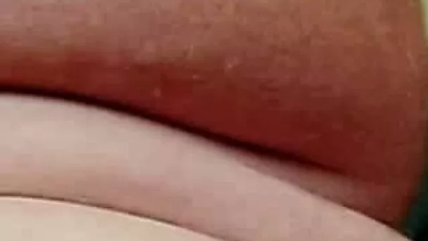 Super closeup view of my chubby bitch's fat pussy lips