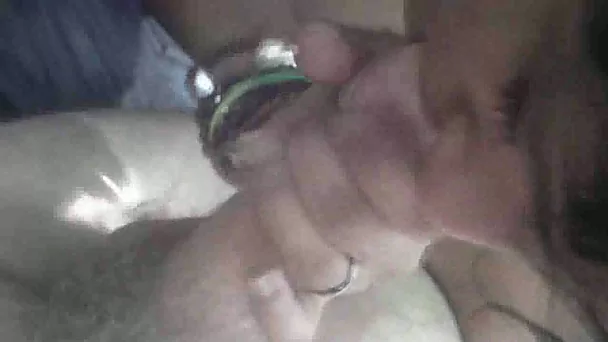 Amateur horny girlfriend giving me blowjob on POV cam vid