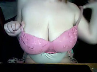 BBW camwhore is showing off her disproportionately large breasts