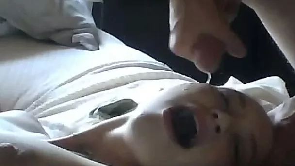 Cum craving teen sucks her lover's dick until she gets the sperm she wants
