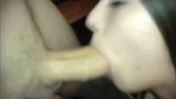 Wild and sexy brunette of mine just gets busy with sucking my dick