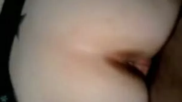 Fucking my pale-skinner wife's cunt from behind POV style