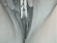 Solo clip with me masturbating my vagina with a clothespeg