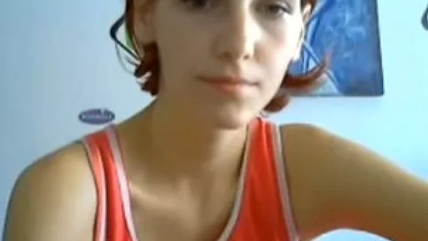Slim webcam teen shows her perky tits and tight holes
