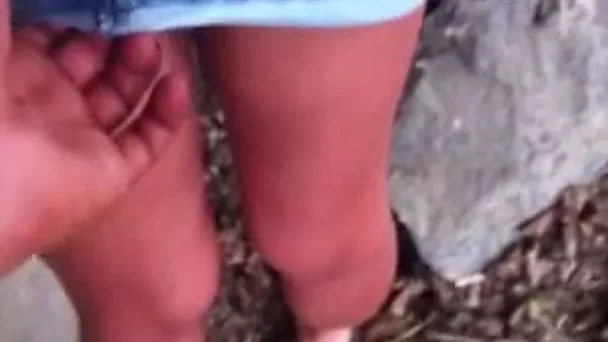 Horn-mad French couple fucks in doggy pose right under the bridge
