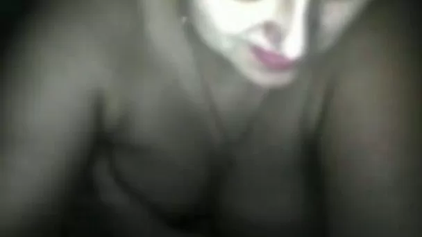 Cute amateur Russian lady chats with me topless on webcam