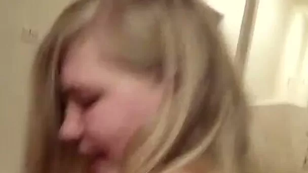Big breasted auburn babe amazes dude with a solid BJ and fucks mish