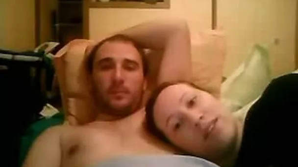 My bosomy pregnant wife favours me with a passionate blowjob