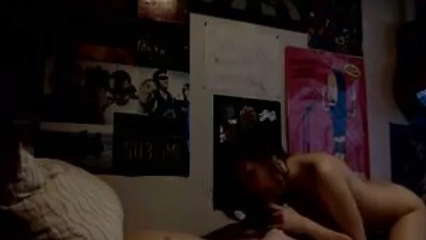 Insatiable bedmate gives head to me and fucks me in the cowgirl pose