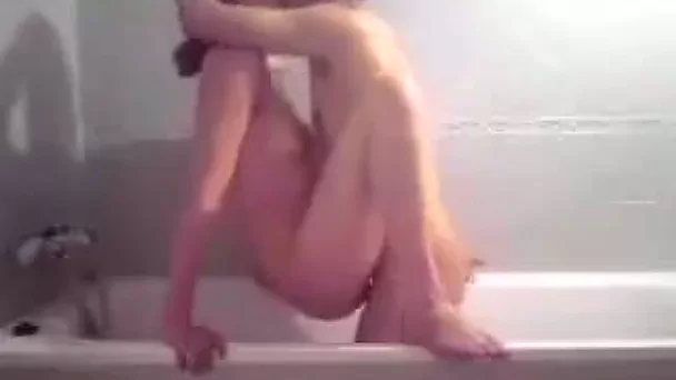Enjoying multiposition sex with my co-worker in the bathroom