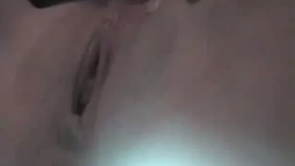 My GF fingers her pussy and stuffs it with a vibrator